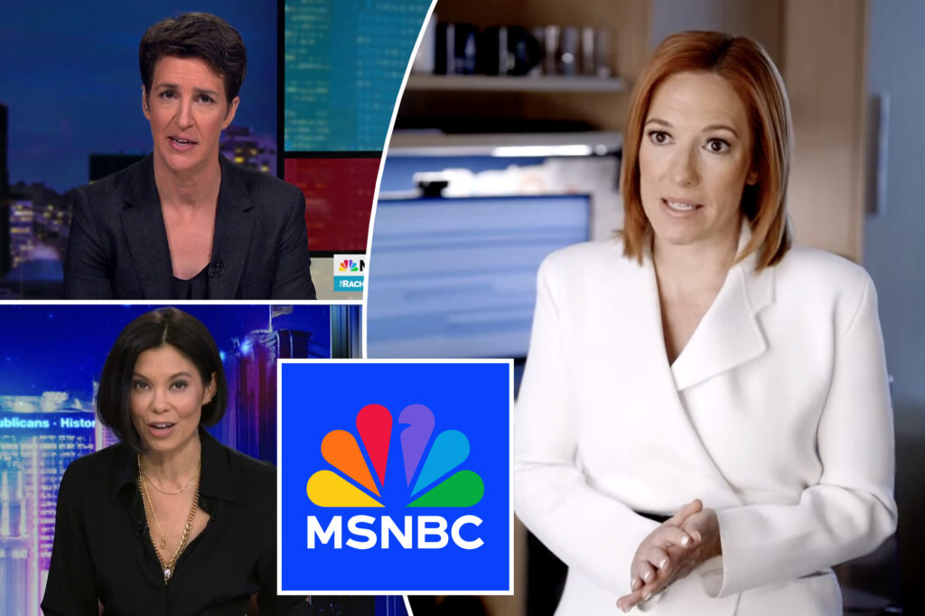 Jen Psaki of MSNBC sees 47% decrease in valuations last month compared to Alex Wagner, Rachel Maddow: Nielsen
