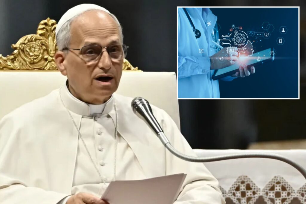 Pope Leo offers a faint warning about the threat of ai for "human dignity"