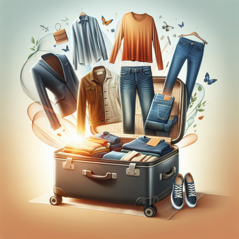 sustainable fashion style tips for travel to pack light and smart