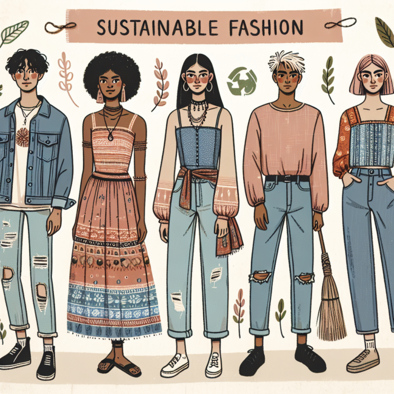 trendy sustainable fashion for teens to express their style