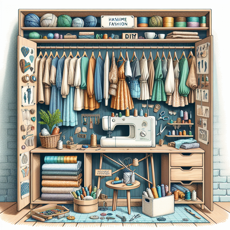 Building a DIY Sustainable Fashion Home Wardrobe