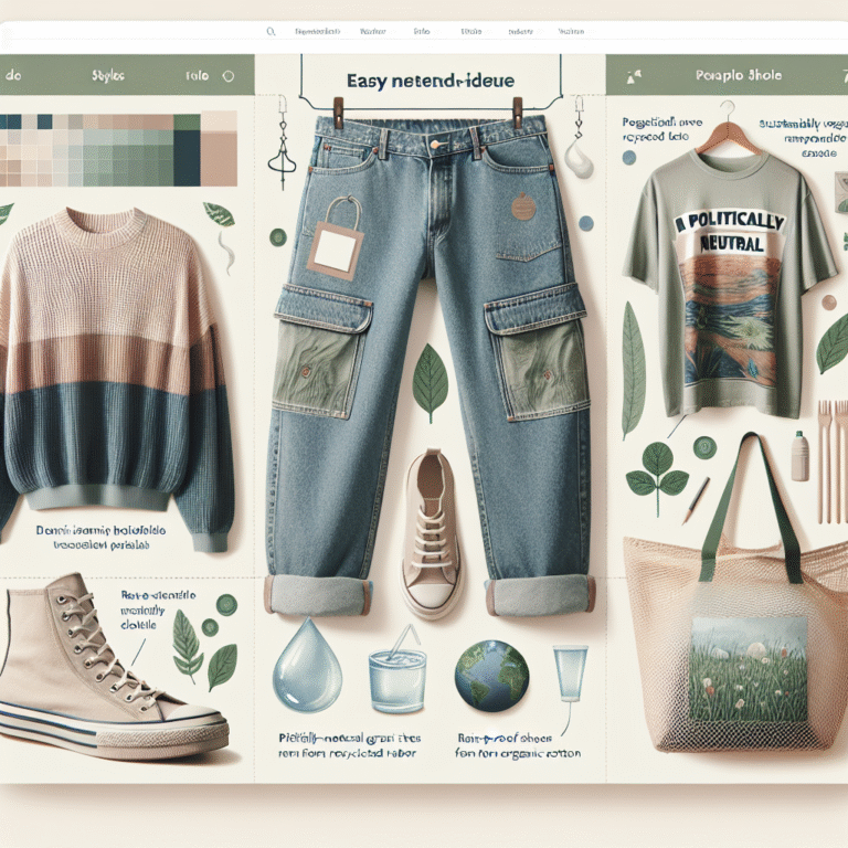 casual sustainable outfit ideas for a relaxed day out
