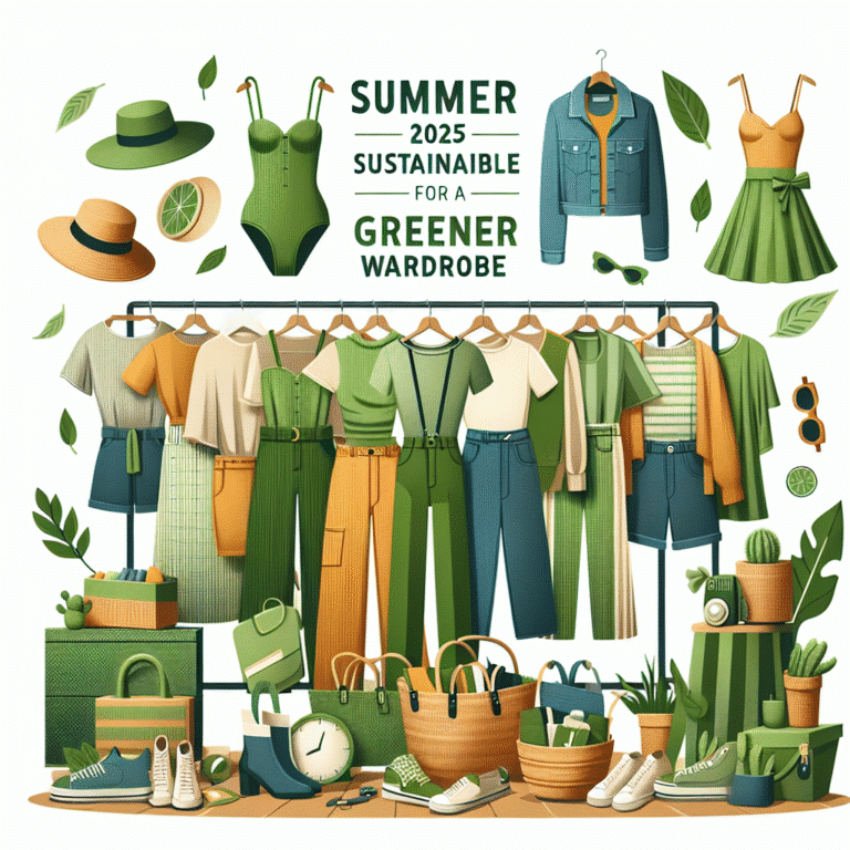 Summer 2025 Sustainable Clothing Trends for a Greener Wardrobe