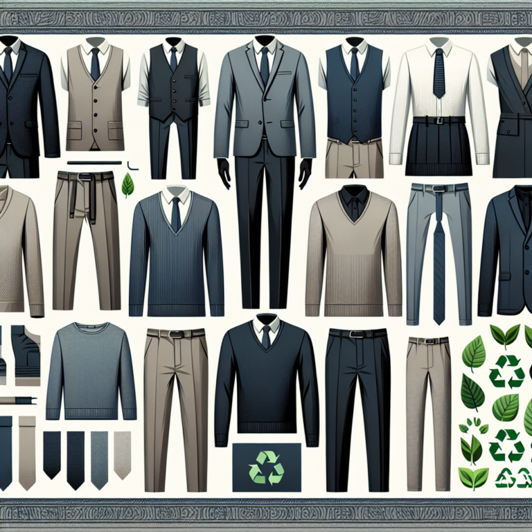 sustainable workwear style tips for a professional edge